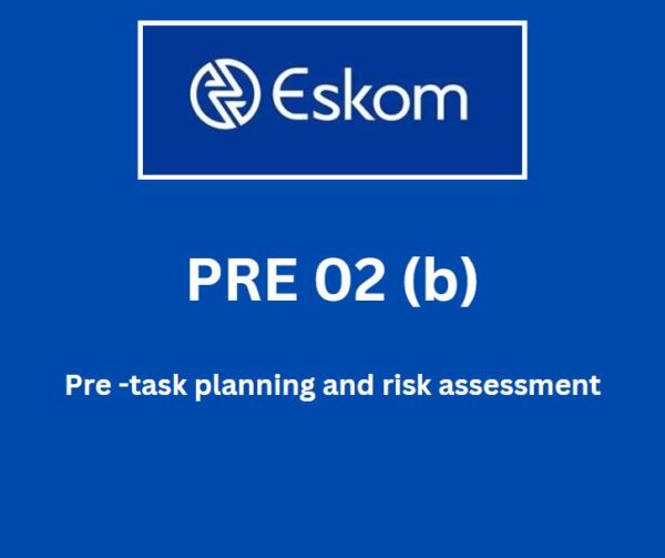 Eskom Pre task and Risk course